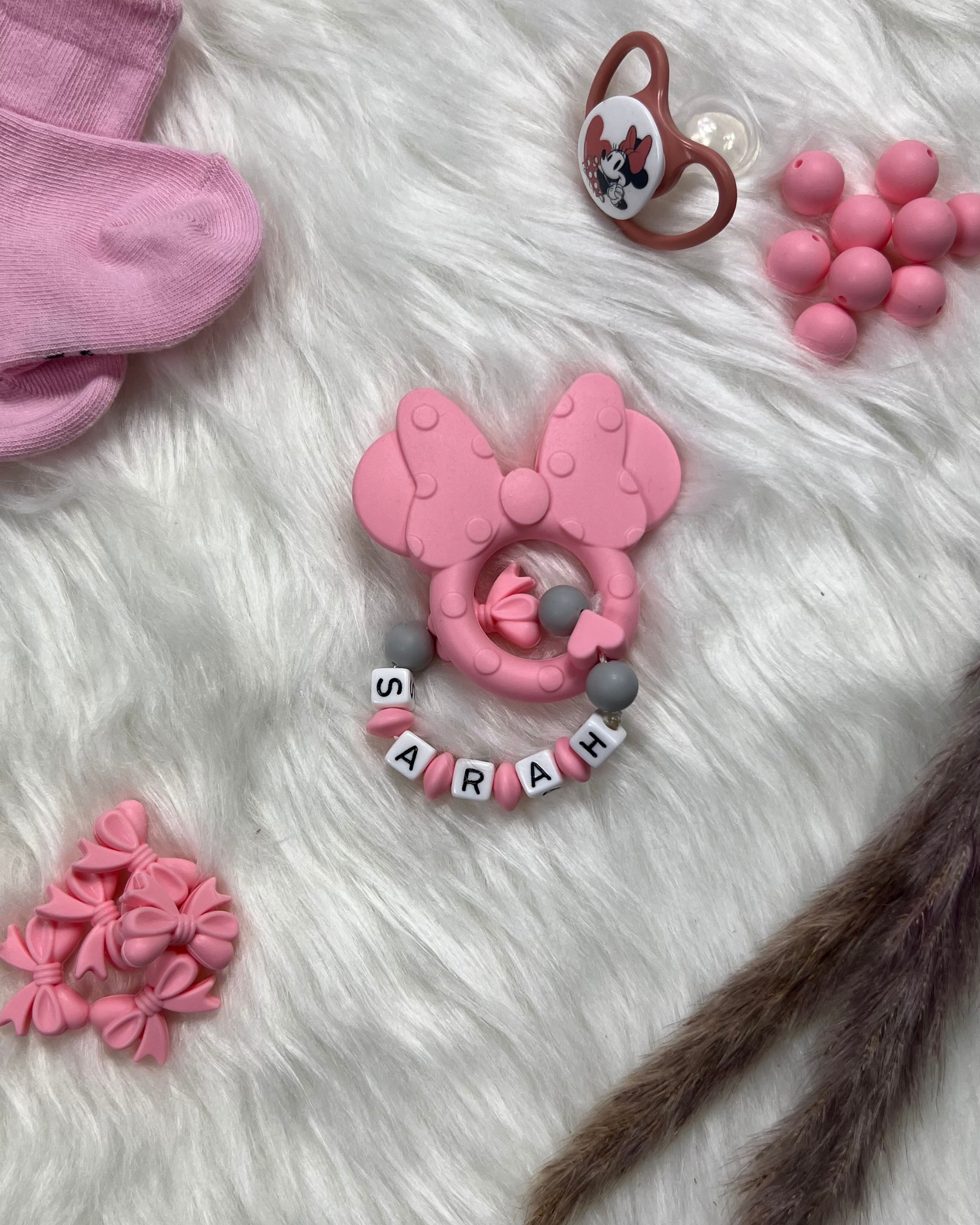 schnullerkette personalisiert mädchen