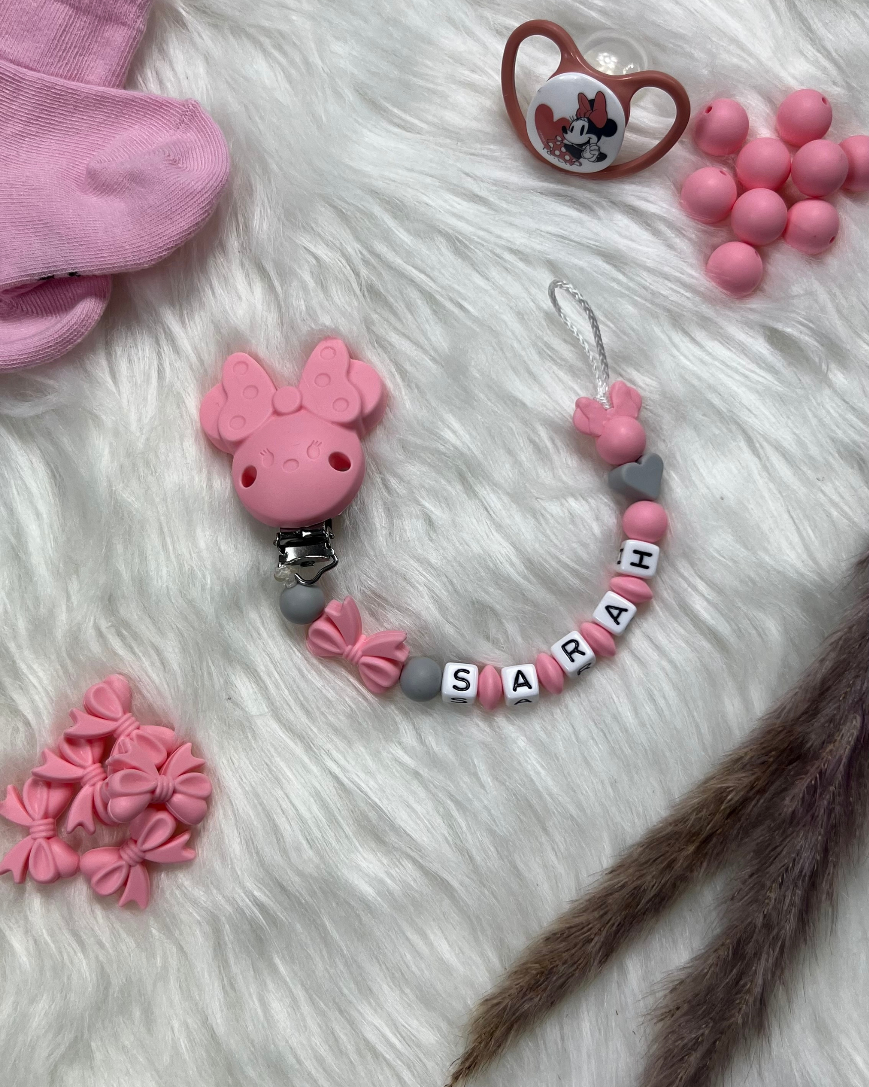 schnullerkette personalisiert mädchen
