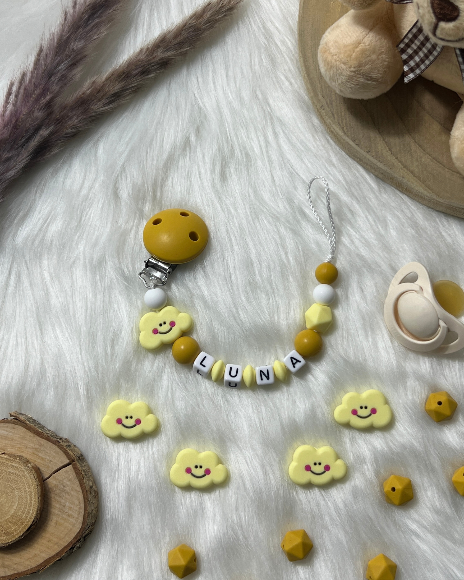 Baby Schnullerketten mit Namen