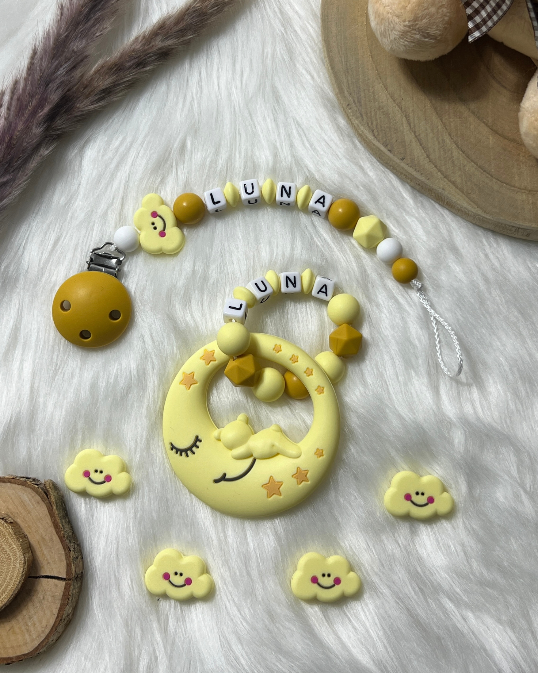 Baby Schnullerketten mit Namen
